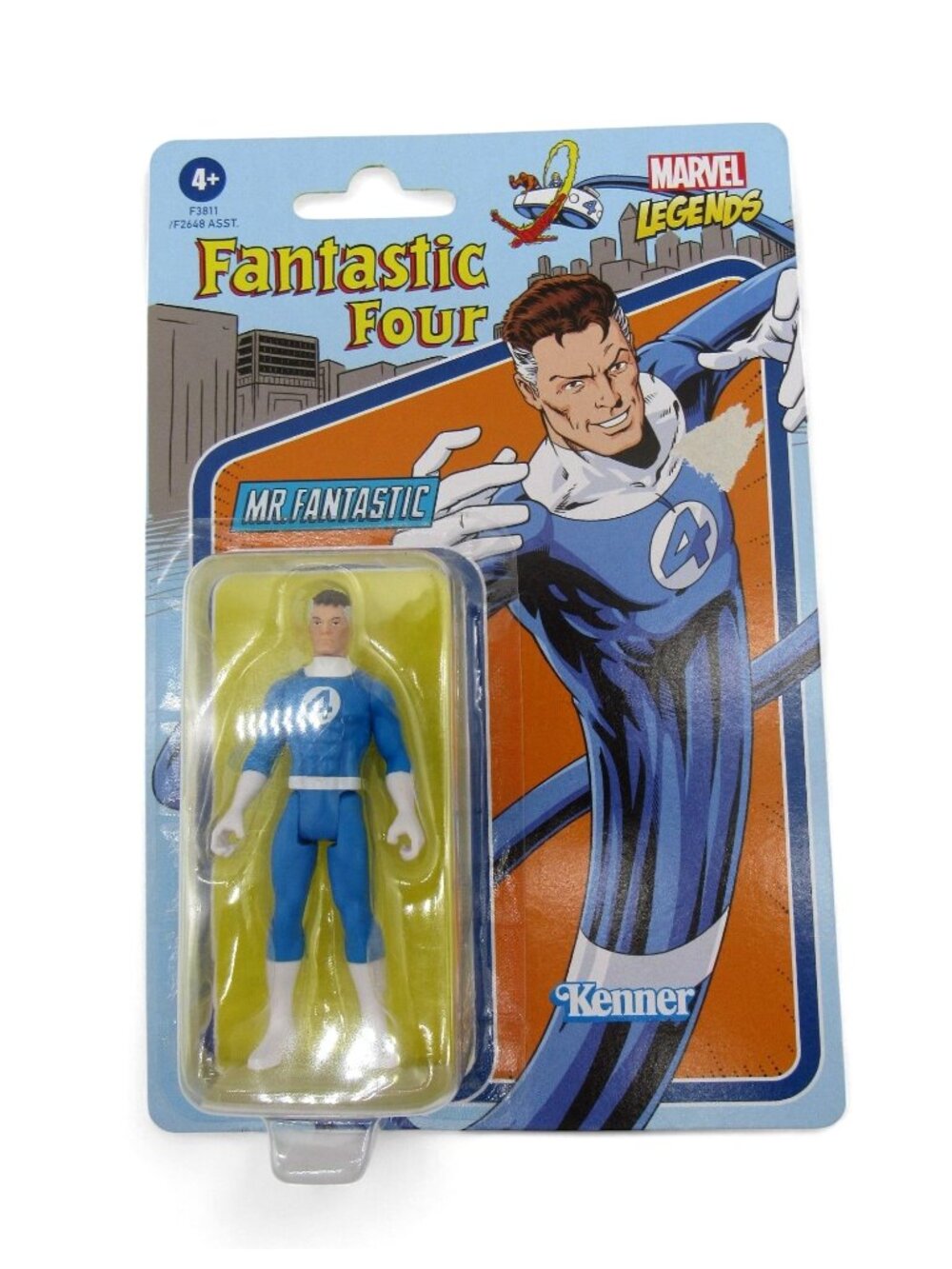 Marvel Legends Mr Fantastic 3.75" Retro Kenner Figure Hasbro Fantastic Four